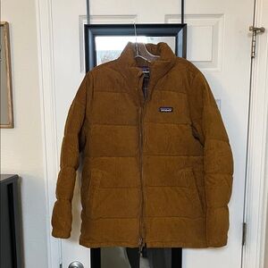 Patagonia Women's Brown Corduroy Puffer Jacket